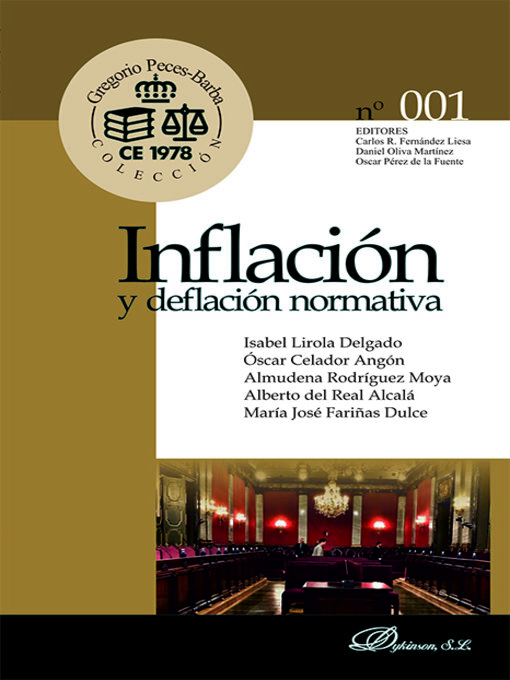 Title details for Inflación y deflación normativa. by Oscar Pérez de la Fuente - Available